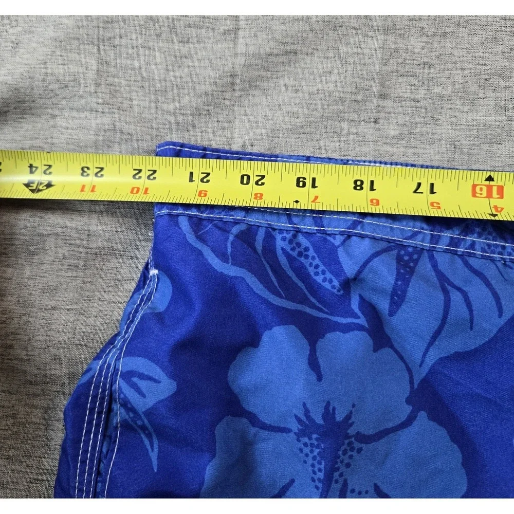 Chaps Men's Lined Swim Trunks‎ Pockets Drawstring Elastic Waist 10